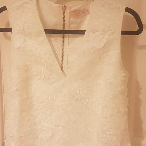 Ted Baker White Dress Lace - Picture 3 of 11